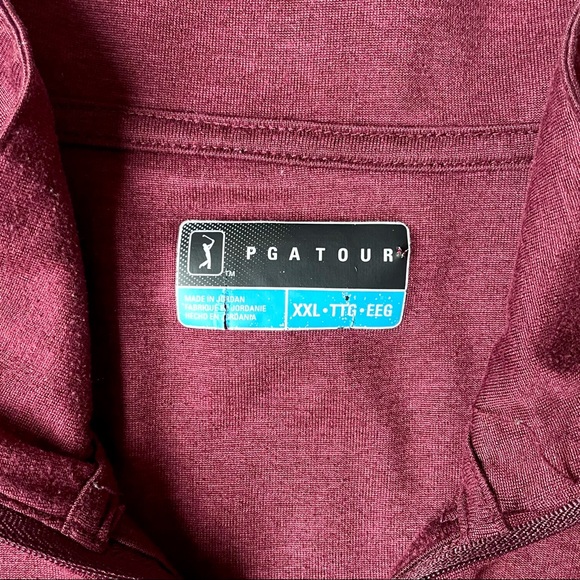 PGA Tour Quarter Zip Long Sleeve Pullover Sweater - Men’s Size XXL - Picture 3 of 6